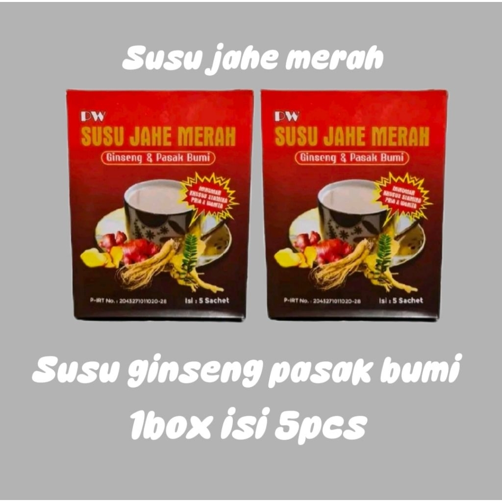 SUSU GINSENG PASAK BUMI SUSU JAHE MERAH
