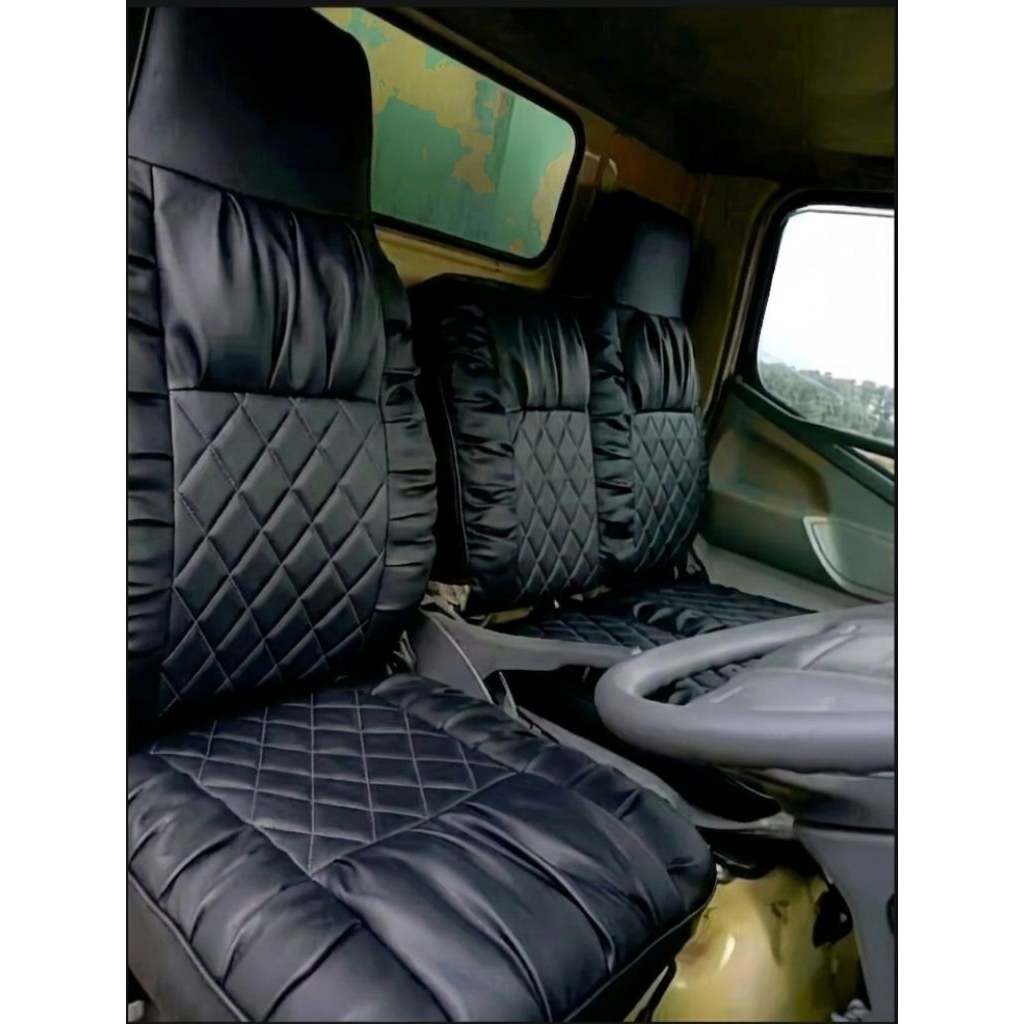 sarung jok canter hdv, hdx, dan canter HDL motif sofa