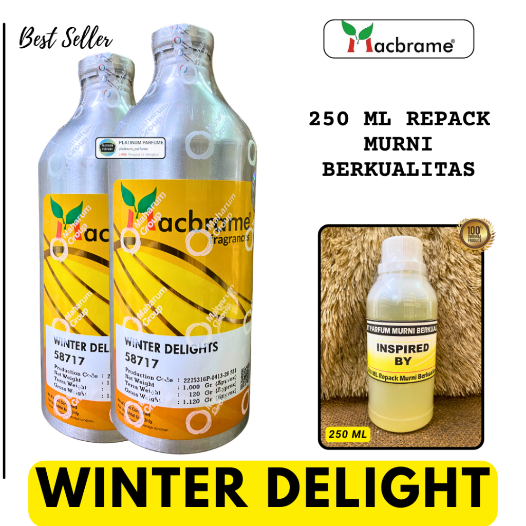 Bibit Parfum WINTER DELIGHT ( 250 ML Repack ) MACBRAME