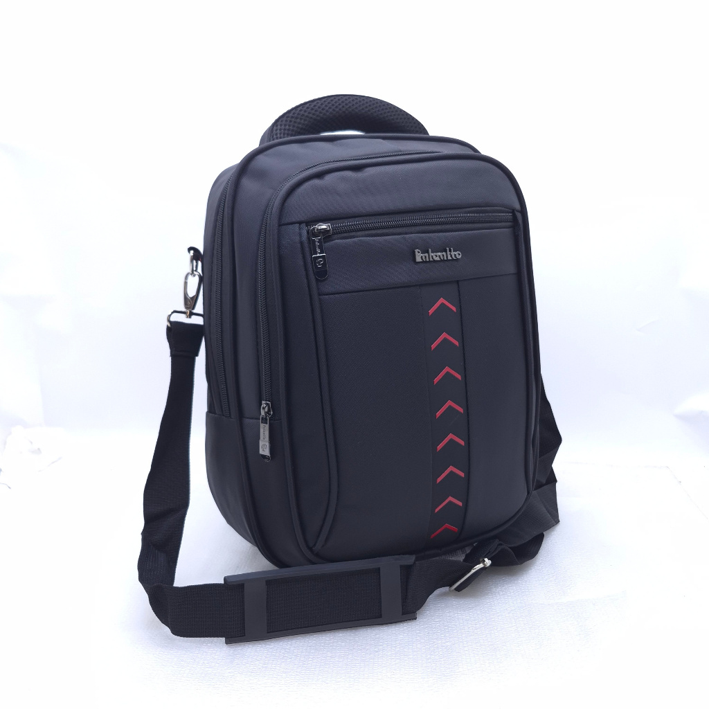 TAS ALTO 15 INCHI KAIN KANVAS TEBAL ORIGINAL FREE TALI SELEMPANG 3 RUANG COMPACT MURAH / RANSEL LAPT