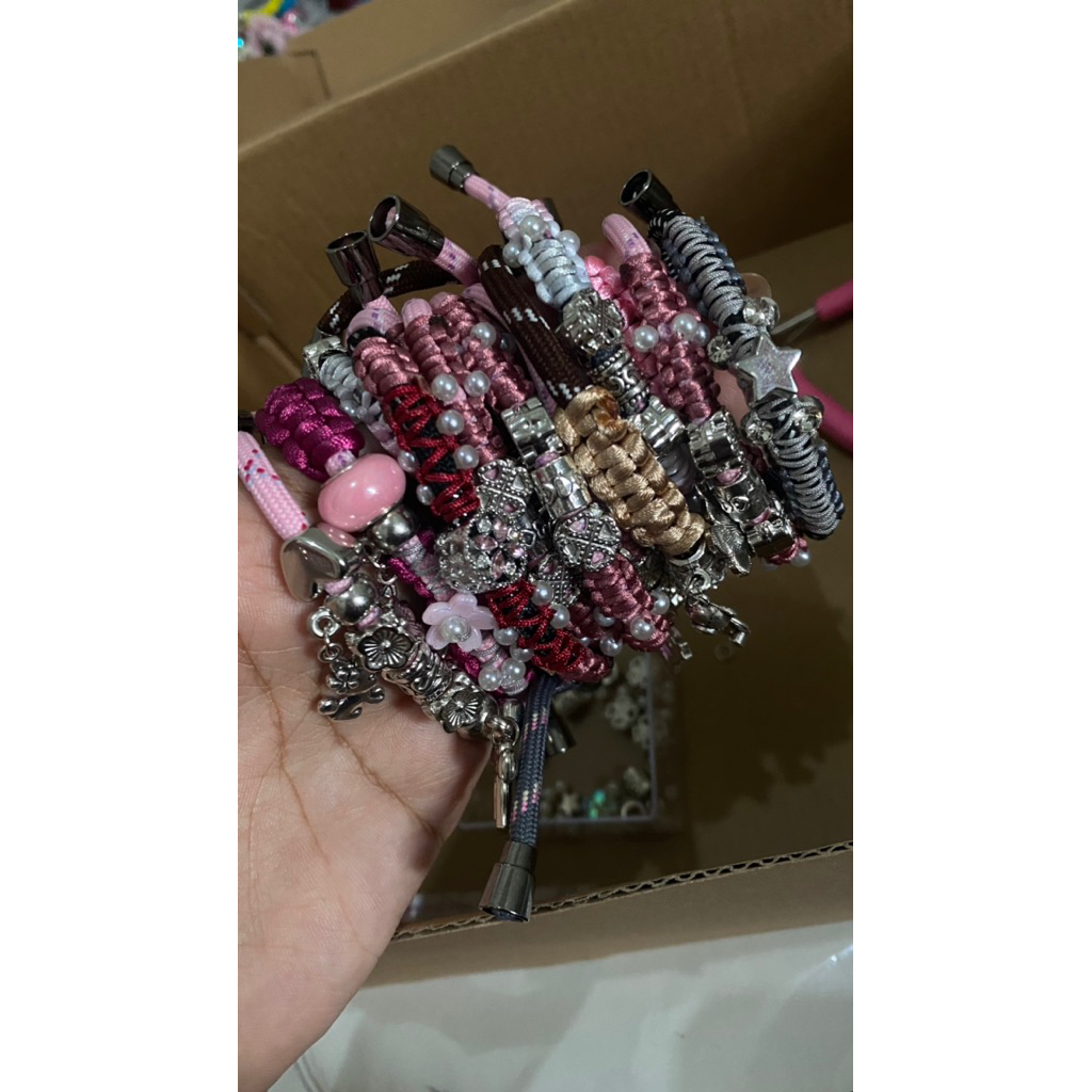 Custom Gelang Paracord | Paracord Bracelet | Gelang Charm