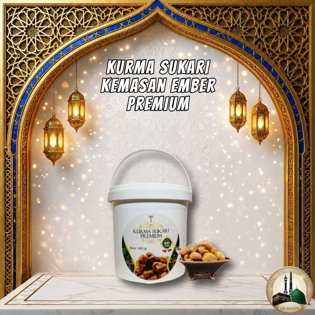 Kurma Sukari Al - Qassim 850gr Ember