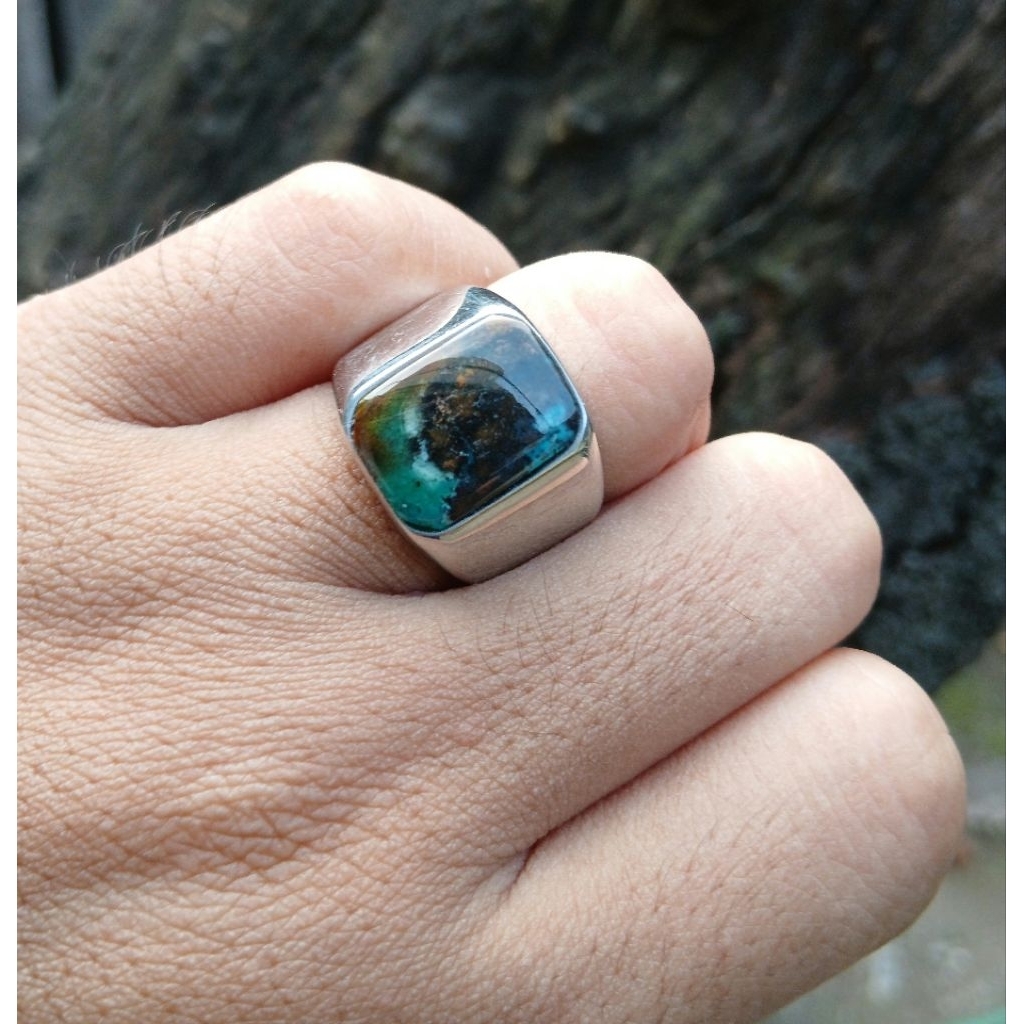 cincin bacan doko kembang kotak natural