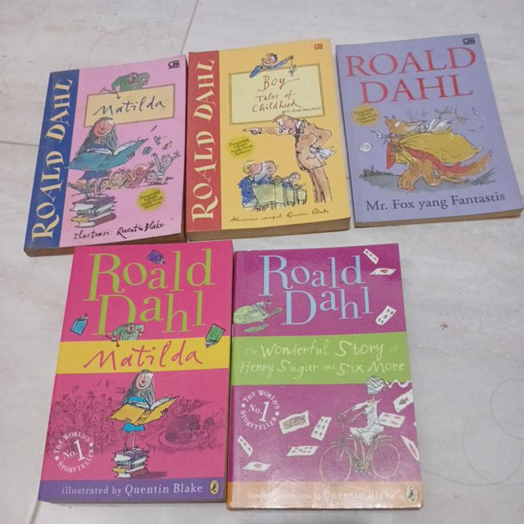 BUKU NOVEL ROALD DAHL. MATILDA