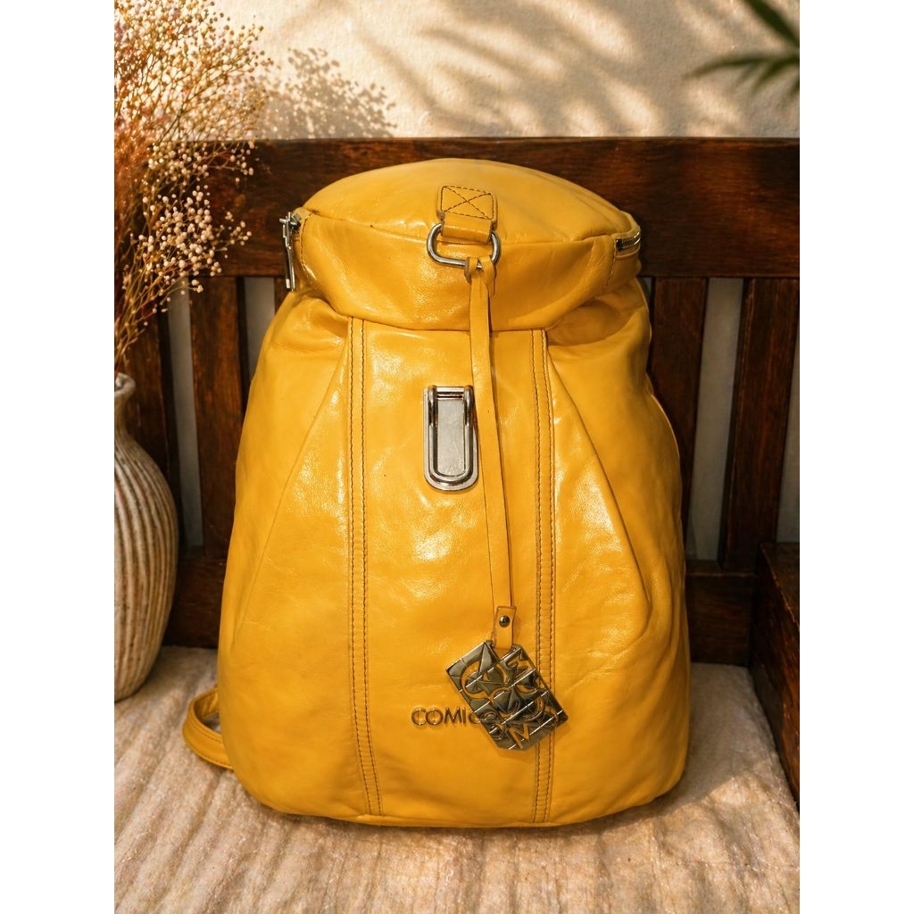 (PRELOVED)Ransel kulit asli brand comico