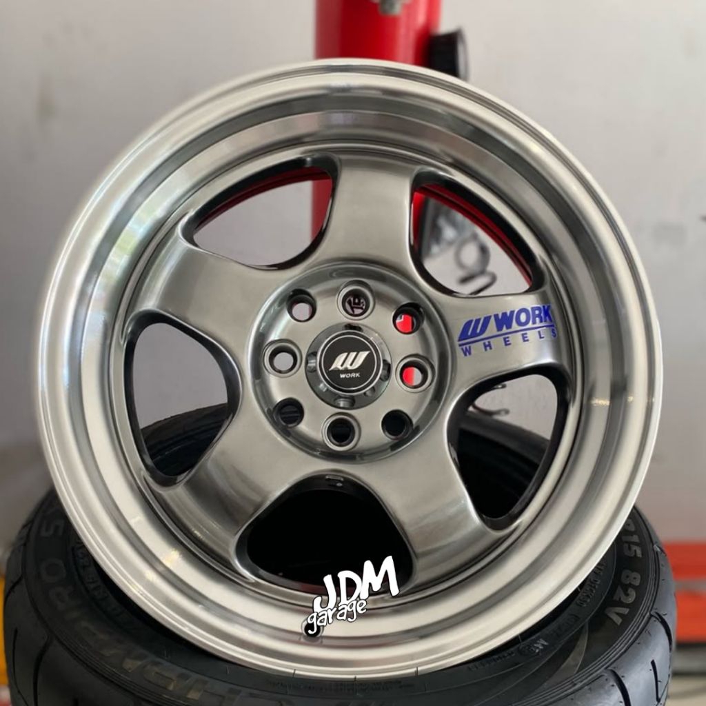 velg WORK MEISTER ring 16 lebar 7 et 40 racing r16 velg mobil Avanza Xenia Livina Wuling binguo kija