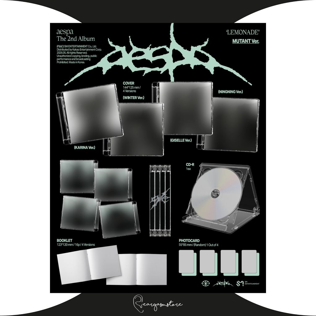 AESPA - LEMONADE (MUTANT VER) (MUSICPLANT / YES24)