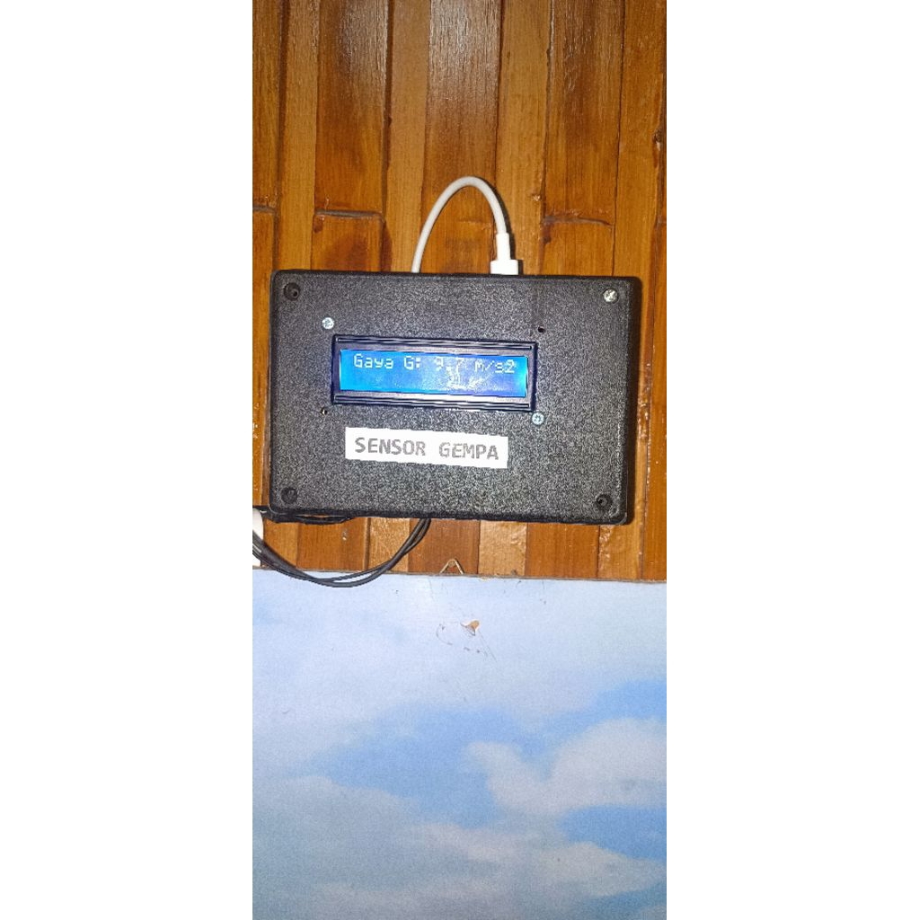 Alat Deteksi Gempa Bumi / Earthquake Alarm Sensor Presisi Tinggi