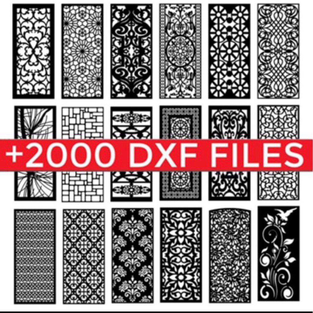 2000+ desain file laser cutting cnc dxf