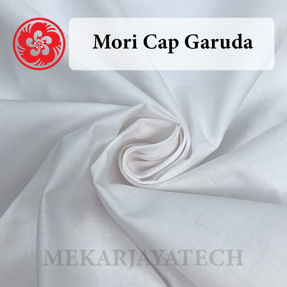 Kain Mori Prima Cap Garuda 100% Cotton 115cm Halus Untuk Batik Tulis & Cap