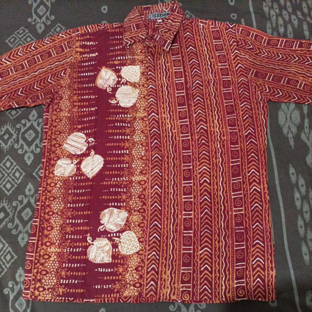 Kemeja Batik non puring Pre Loved motif etnic