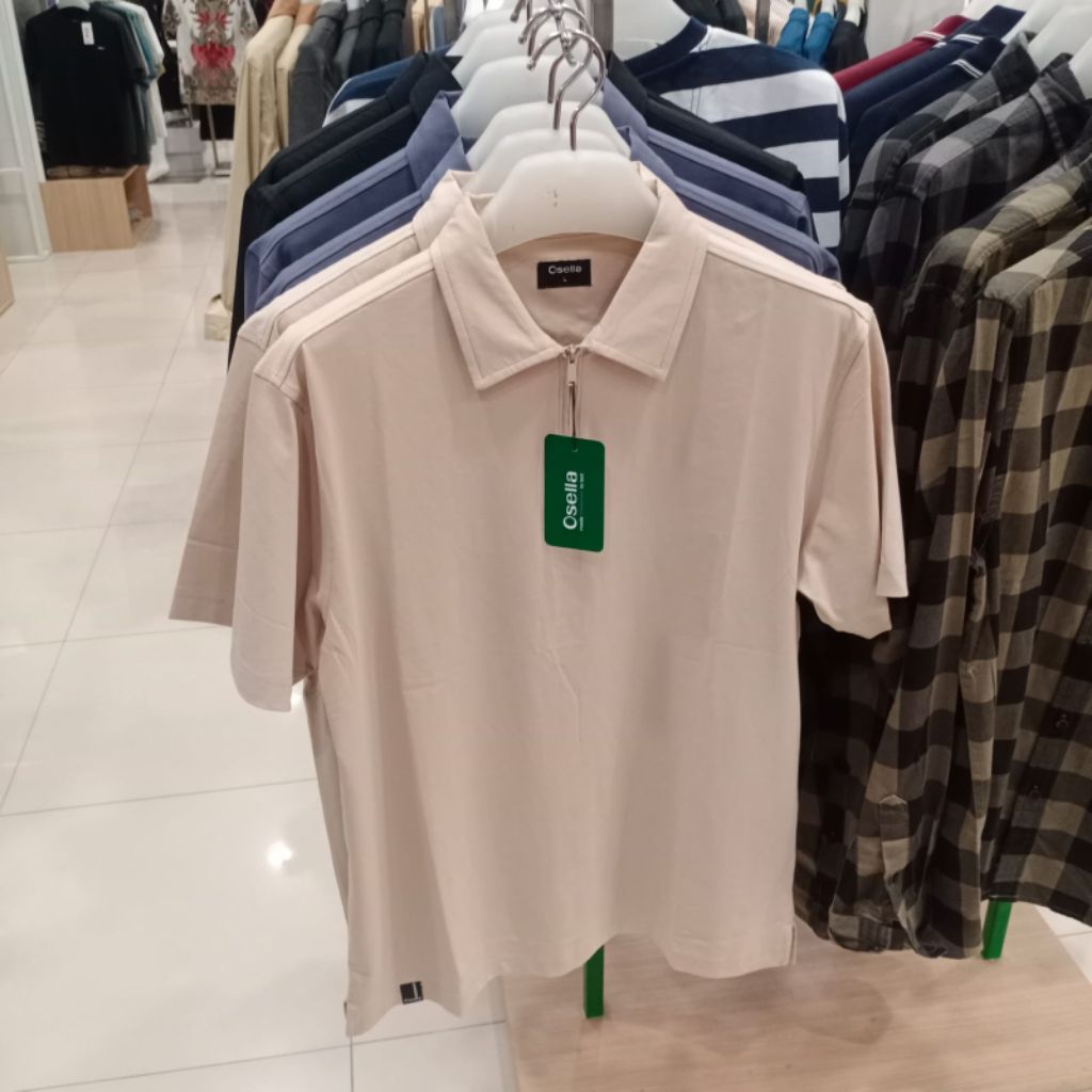 OSELLA KAOS POLO CASUAL POLOS PRIA ORIGINAL