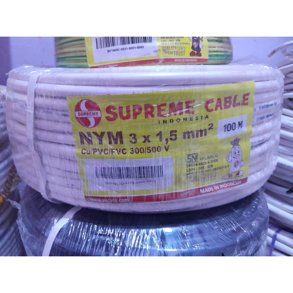 Kabel supreme NYM 3X1,5mm 100m