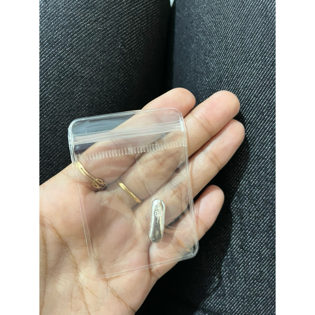Perak murni asli batangan 99,9% 5gr