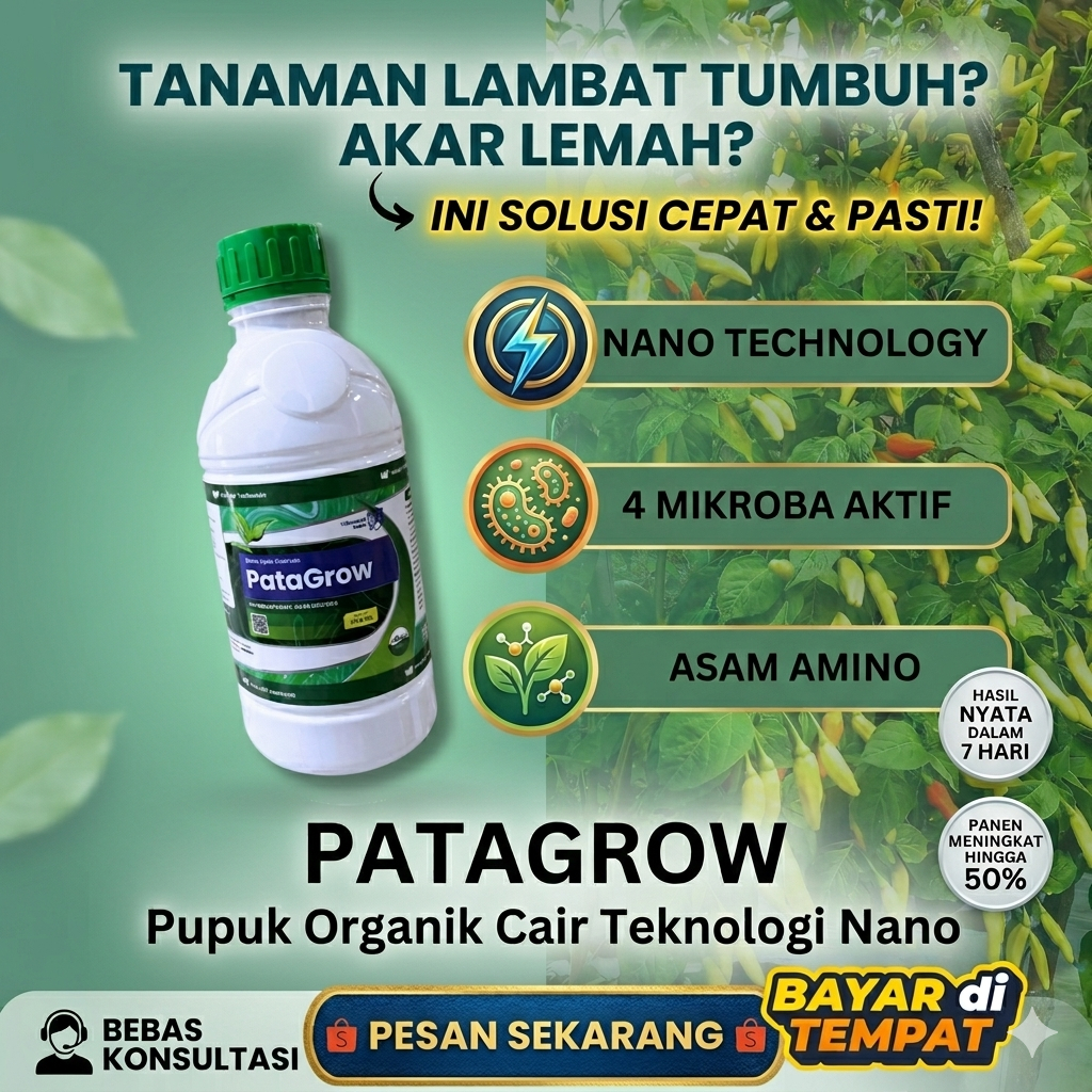 Pupuk Organik Cair 1 Liter Perangsang Akar dan Pemacu Tunas Tanaman