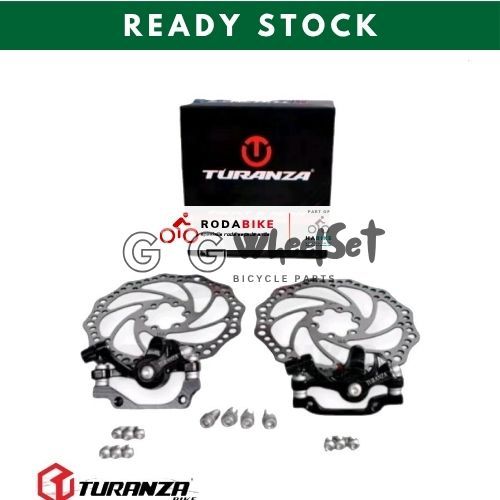 Paket Rem Cakram DIscbrake Kaliper Rem Cakram Set Depan Belakang Sepeda MTB,MINION,Lipat,Roadbike