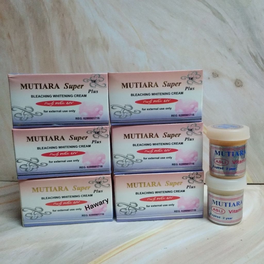 Krim Natural 99 King Bleaching Whitening Cream Super ( Mutiara ) Lusinan
