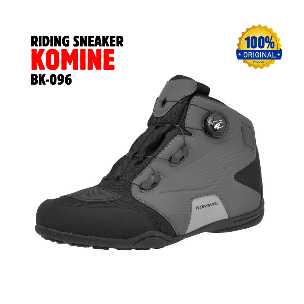Sepatu Touring KOMINE BK-096 Dial Fit WP Riding Shoes