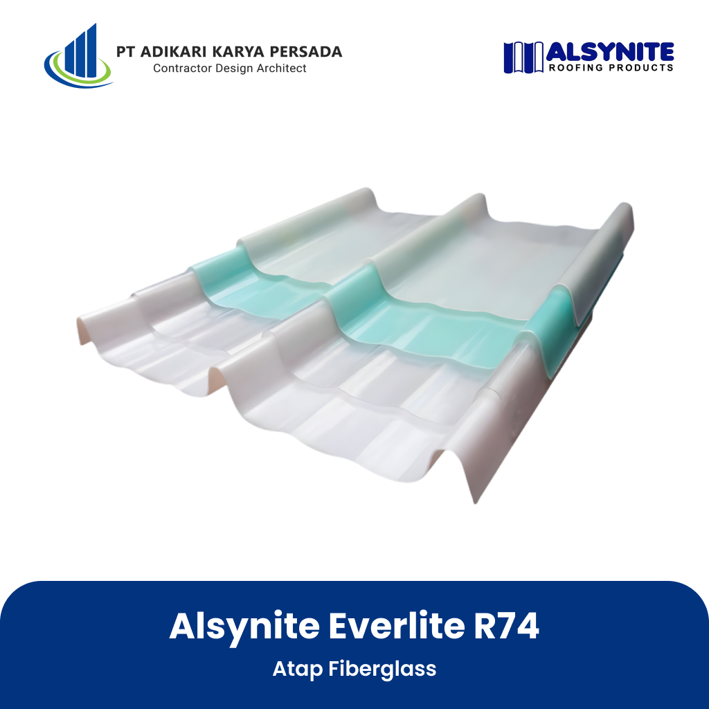 Atap Fiberglass Alsynite R74