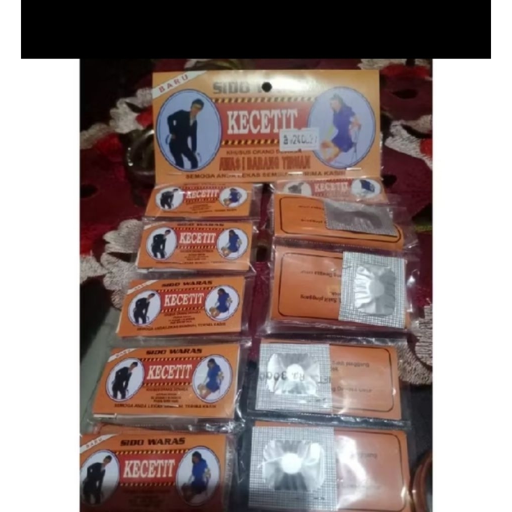 20 Sachet Kecetit Sido Waras Obat Nyeri Sendi dan Otot