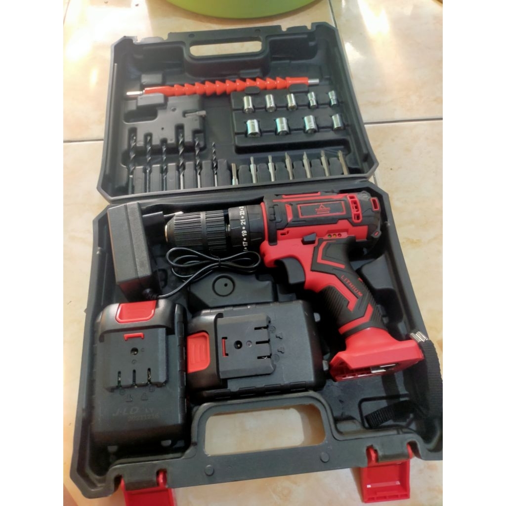 Bor baterai yukido 13mm 36V