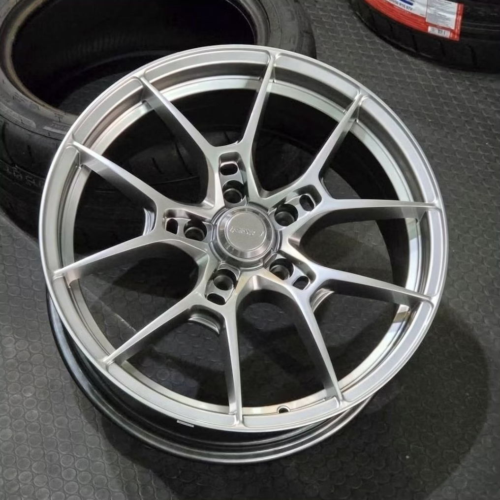 velg racing mobil bmw r18 VOLKRAYS G025 PCD 5X120 velg ring 18 bmw f30 byd sealion
