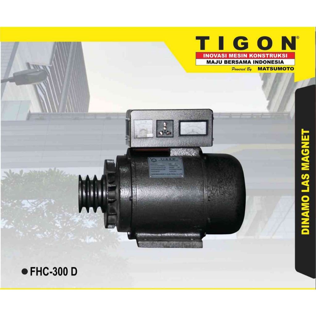Dinamo Las Magnet AC DC TIGON FHC 300D Welder Generator FHC-300 D