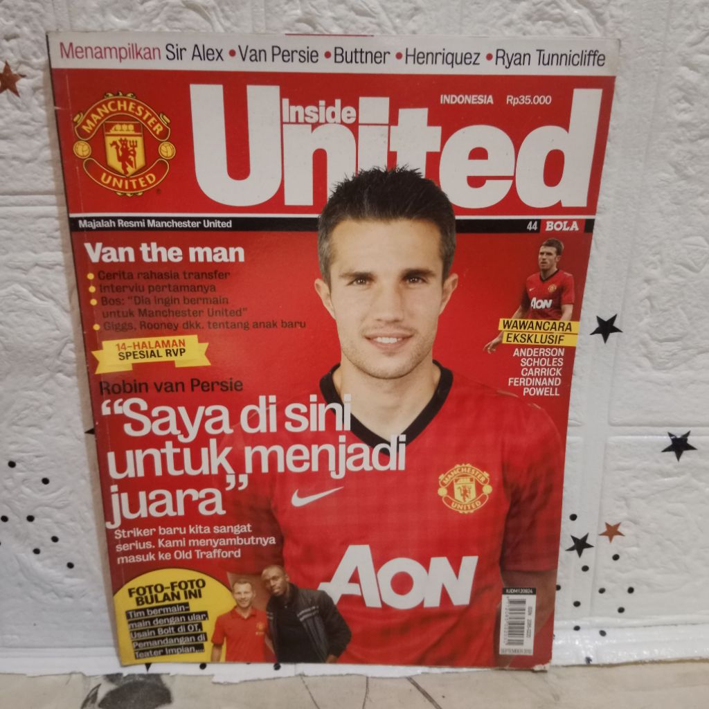 MAJALAH BOLA INSIDE UNITED SEPTEMBER 2012