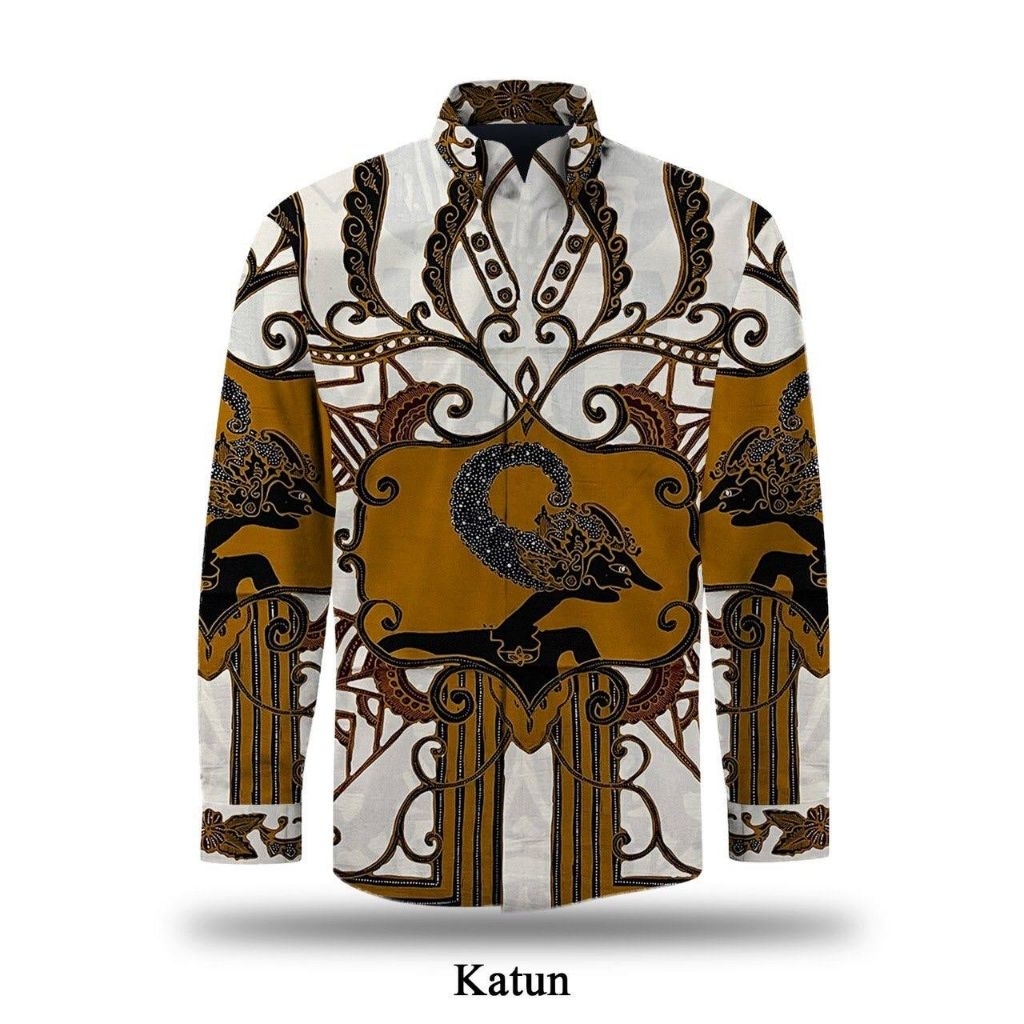 kain batik tulis pria kain batik katun tulis motif wayang jawa