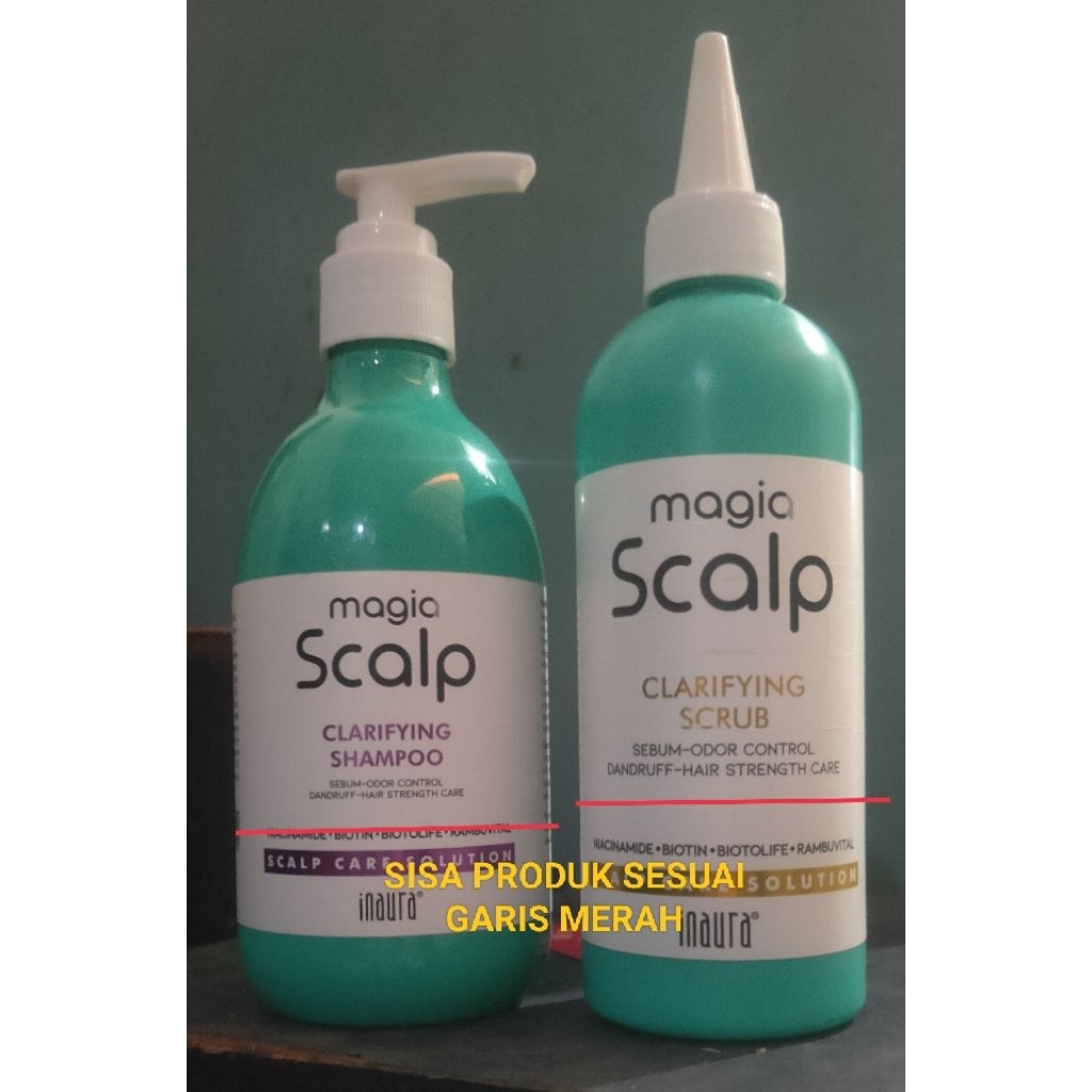 PRELOVED INAURA MAGIA SCALP CLARIFYING SHAMPOO + CLARIFYING SCRUB