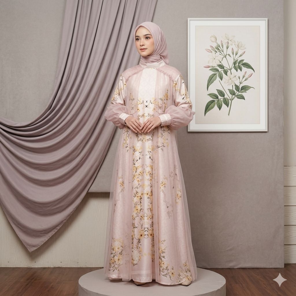 Tnco - Dara Dress by Bungas / Dress Set Hijab Premium