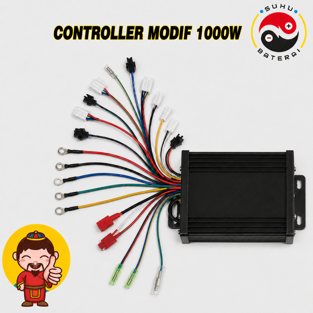 Controller sepeda listrik 60-72V 1000W universal modif