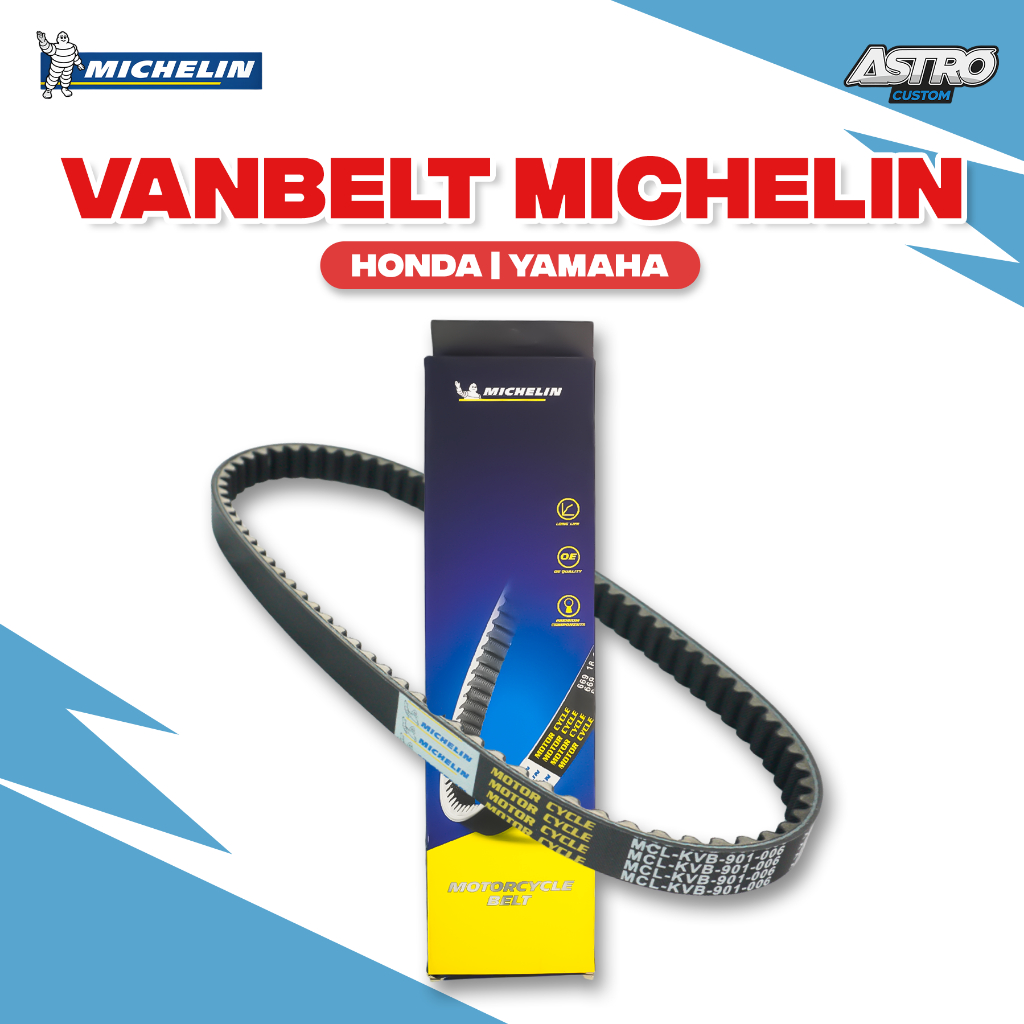 Vanbelt Aerox 155 Lexi 125 Vario 150 Mio 115 Beat Karbu Vario 110 Fi Genio Scoopy ESP Vbelt Michelin