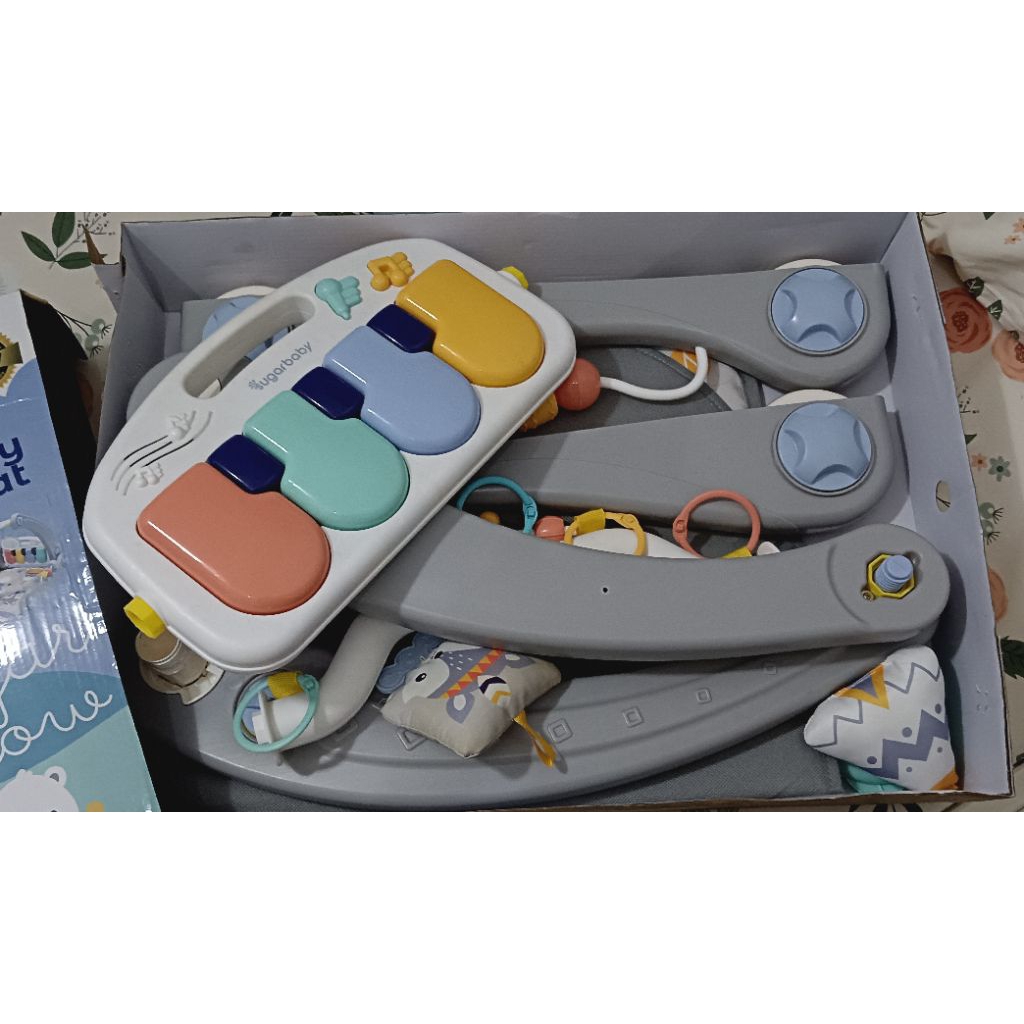 Preloved Sugarbaby 2 in1 Baby Walker & Playmate - Grey