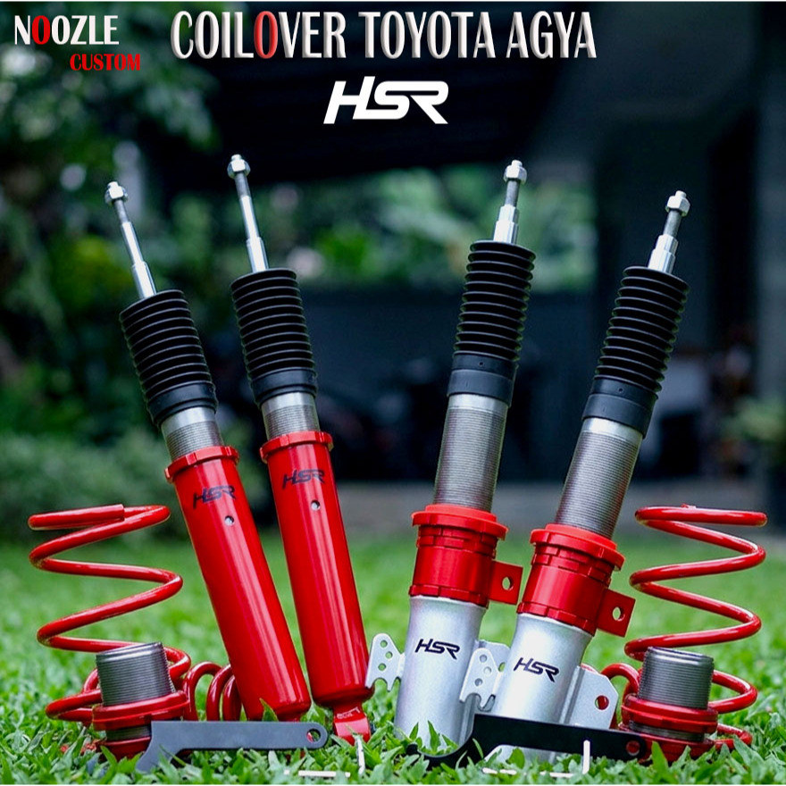 Coilover Agya PNP Presisi Anti Karat Nyaman Di Kendarai Shockbreaker Mobil HSR Coilover Mobil Agya N