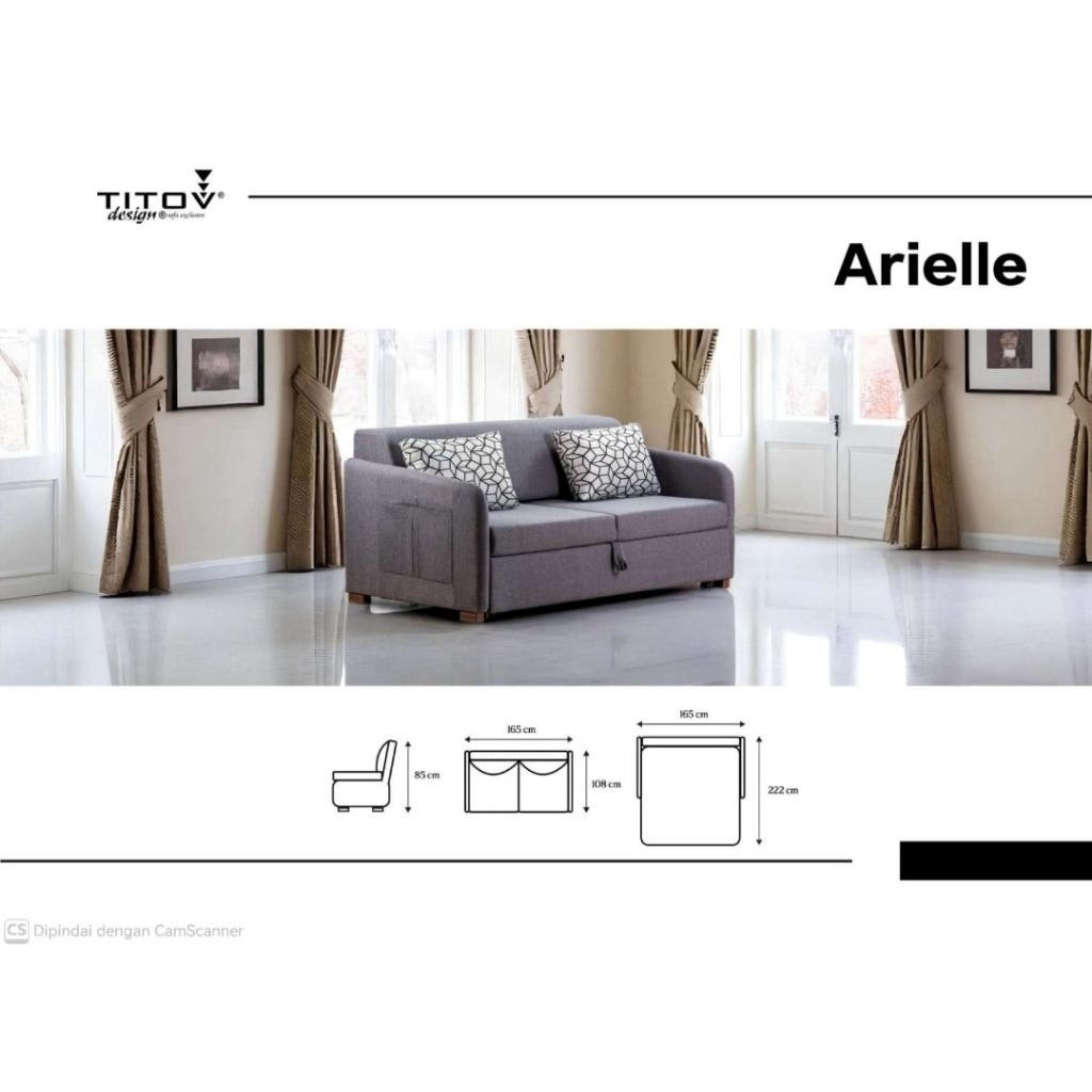 Sofa Bed Titov Arielle - Sofa Bed Murah - Sofa Titov