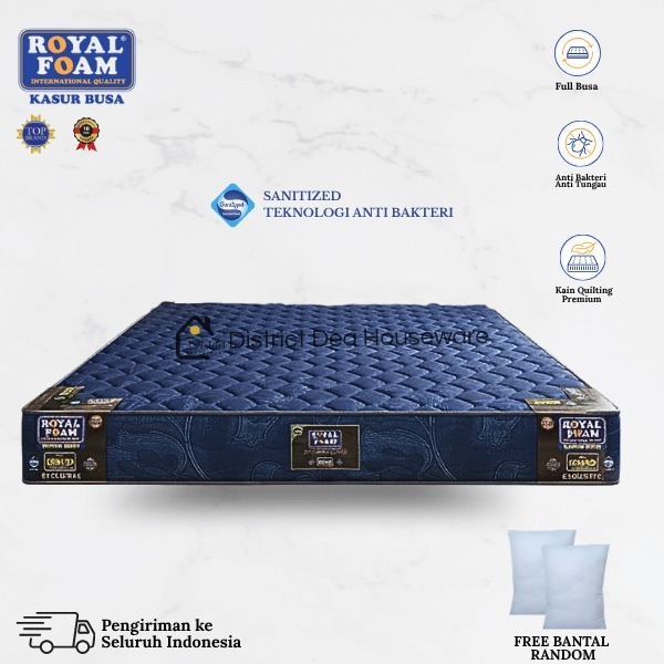 KASUR BUSA ROYAL FOAM EXCLUSIVE & ESTEEM UKURAN 160x200x20cm (GARANSI 10THN)