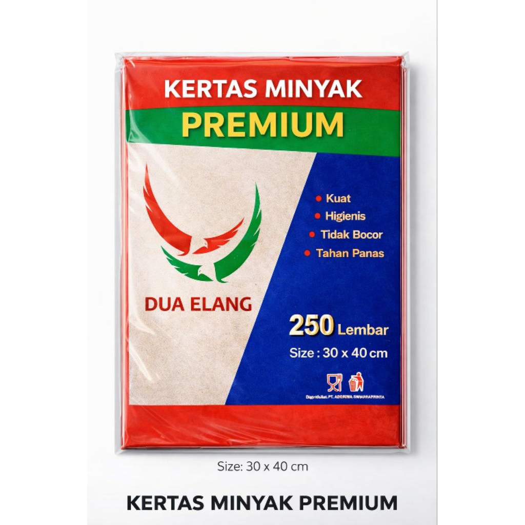Kertas Nasi Coklat 30x40cm Isi 250