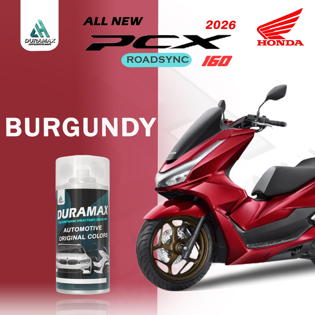DURAMAX PAINT CAT SEMPROT MOTOR HONDA PCX 160 2026 - BURGUNDY