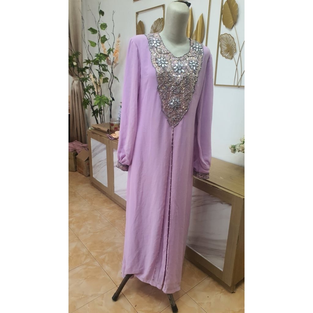 kaftan preloved pink lavender