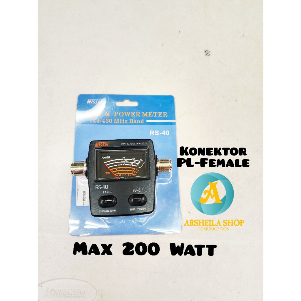 Swr power meter nissei rs 40 original