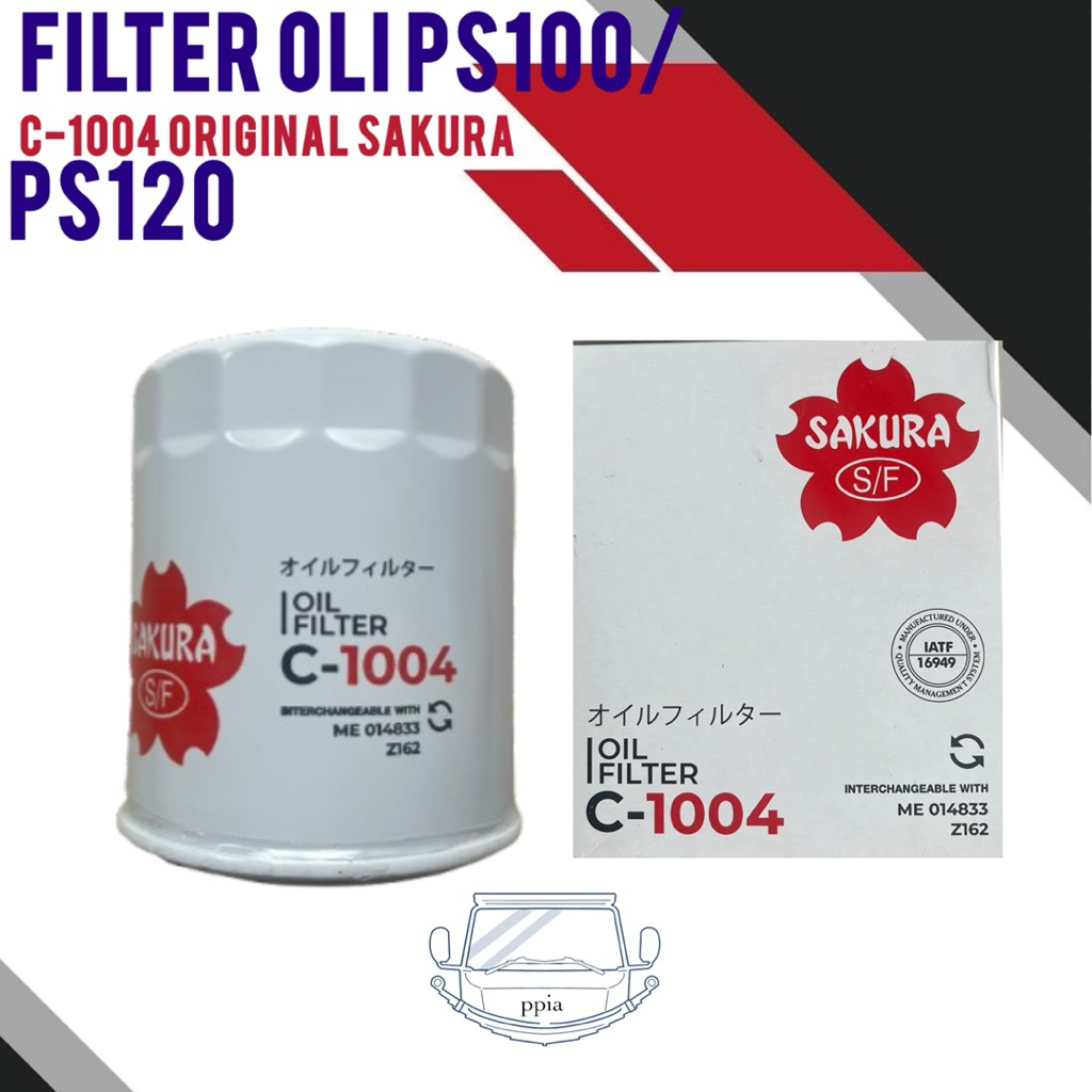 Filter Oli Ps100/Ps120 Sakura C1004 / Filter Oil Sakura Ps120/ filter oli PS100 sakura C1004 / filte