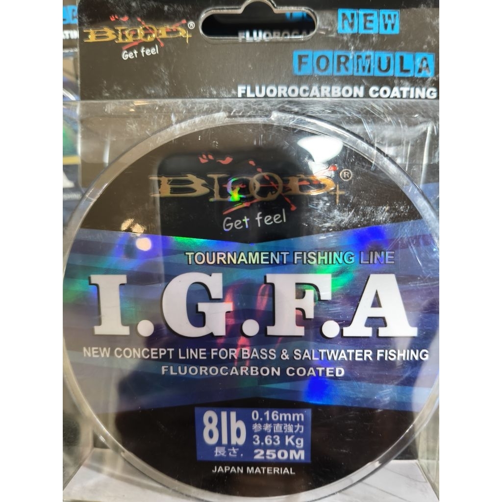 Senar Blood IGFA Fluorocarbon Coating