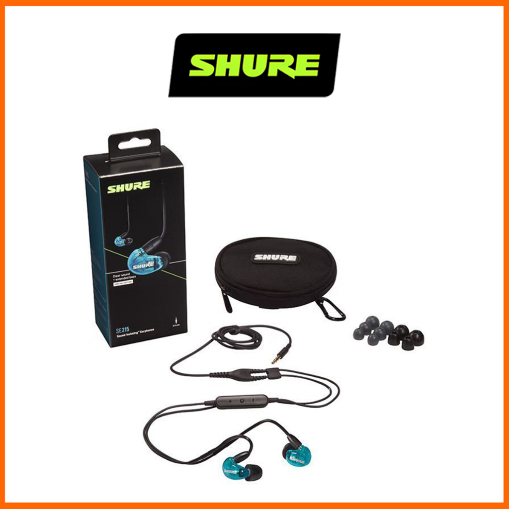 Shure SE215 Professional Earphone with Isolating sound SE 215 RMCE-UNI Headset cable