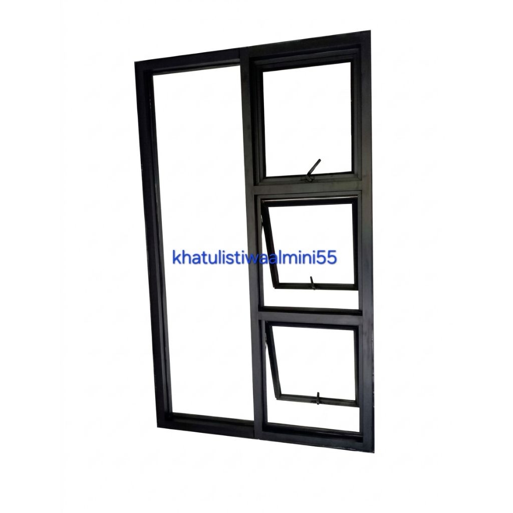cendela aluminium  L 100 x T150  3 cendela aktif