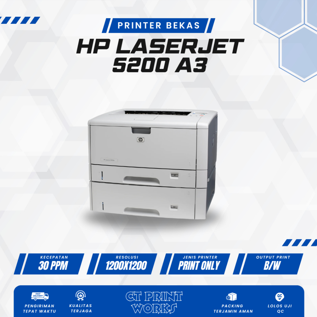 printer hp laserjet 5200 A3 cocok buat print kalkir printer notaris 16A