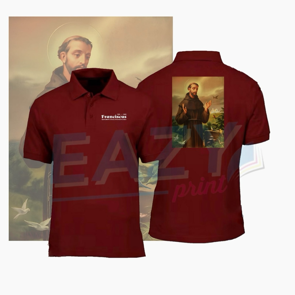 BAJU KERAH FRAME SAINT FRANCISCUS SERAGAM JUBILEE ST FRANCIS YUBILEUM 2026 ACARA YUBELIUM SANTO FRAN