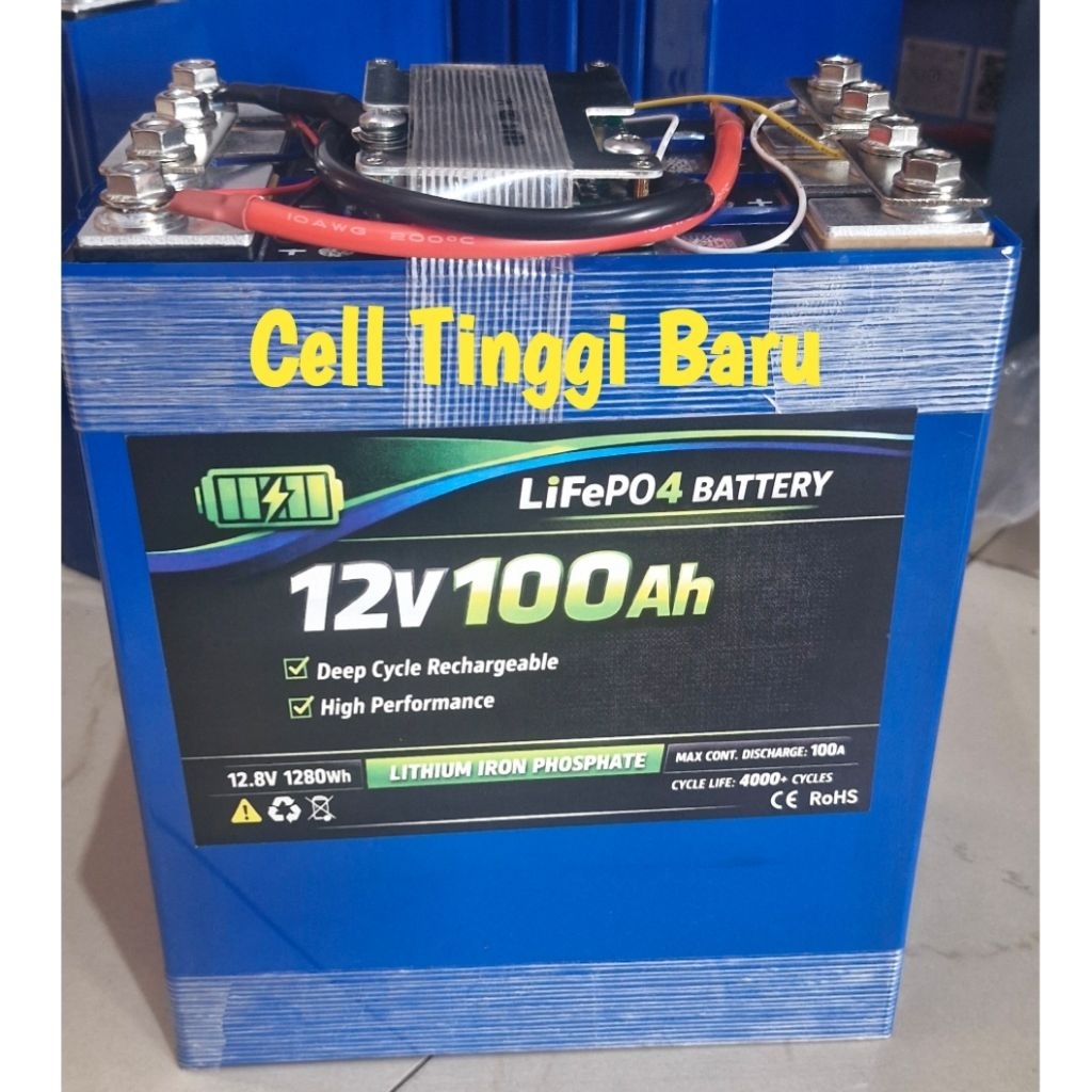 Lifepo4 12V 100ah 12.8V 100ah