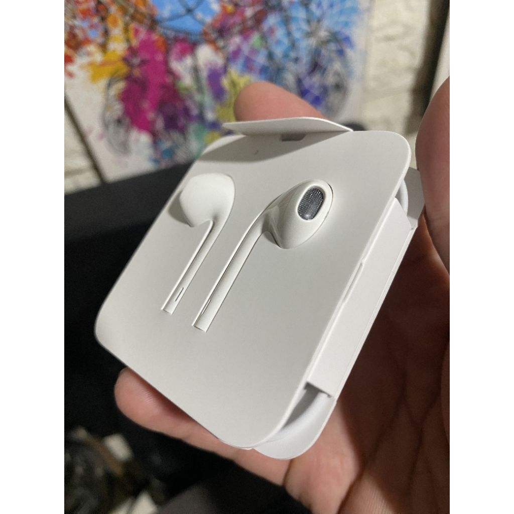 earphone ori bawaan iphone 100% asli