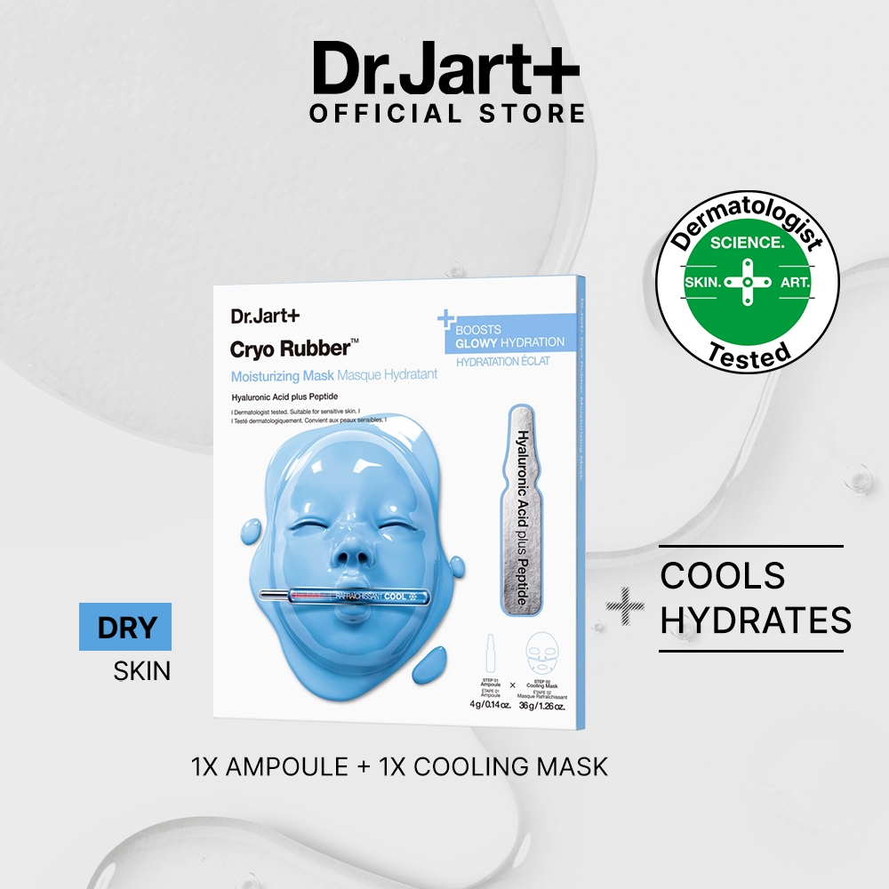 [NEW] Dr.Jart Cryo Rubber Moisturizing Mask | Cools skin, Hydrate with Hyaluronic Acid